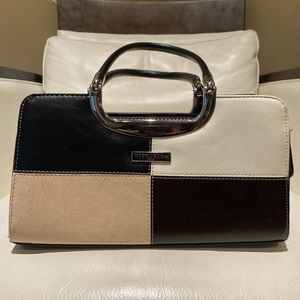 Vittorio Italy Color Block Handbag